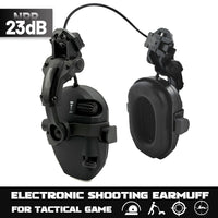 Casque Anti-Bruit Électronique pour Rails de Casque Tactique, Trois Coloris, vue 2
