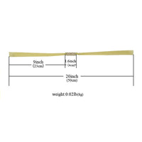 Élastiques Lance-Pierre Plats en Latex, 1,2 mm, 50 cm, Lot de 1, 3 ou 6, vue 2