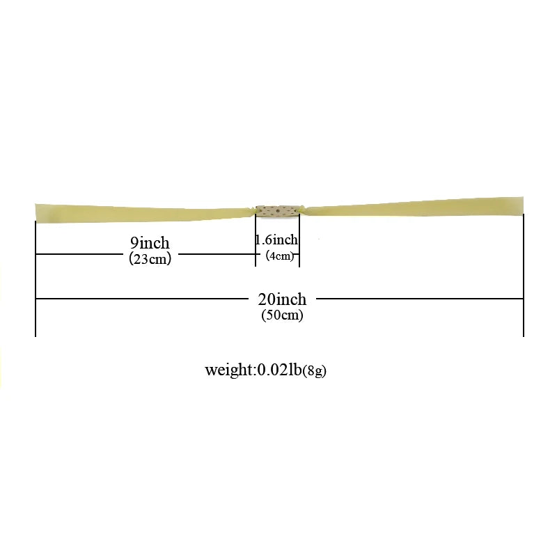 Élastiques Lance-Pierre Plats en Latex, 1,2 mm, 50 cm, Lot de 1, 3 ou 6, vue 2