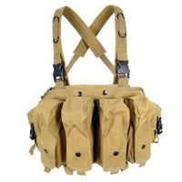 Gilet Tactique Chest Rig pour Chargeurs AK, Nylon 600D, Sept Coloris, vue 7