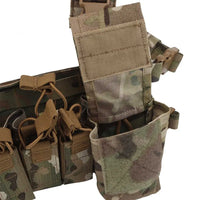 Gilet Tactique Chest Rig à Quatre Porte-Chargeurs 5,56 et 9 mm, 36 x 17 cm, vue 6