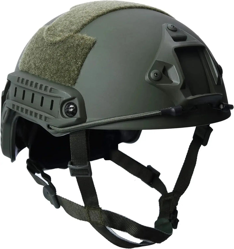 Casque Airsoft Type FAST en ABS, 560 g, Rails Latéraux et Support Frontal