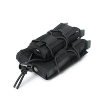 Porte-Chargeur MOLLE Double pour Fusil 5,56 mm et Pistolet 9 mm, Nylon 1000D, vue 4