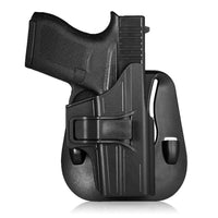 Holster de Ceinture Rigide en Polymère Noir, Droitier, pour G43 et G43X, vue 2