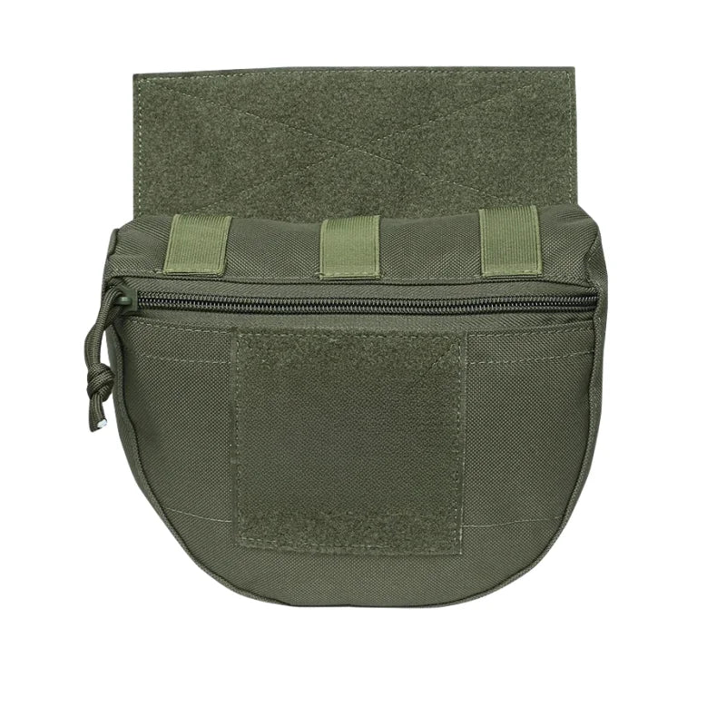 Pochette Pendante Sous-Ventrale pour Gilet Tactique, Polyester 1000D, 2 L, 21 x 24 x 4 cm, 4 Coloris, vue 4