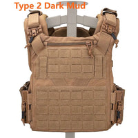Gilet Tactique Porte-Plaques Ventilé, Ceinture Réglable, Nylon 500D ou Oxford 900D, vue 13