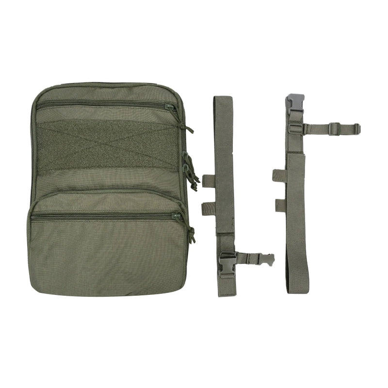 Sac Plat Extensible MOLLE pour Gilet Tactique, 1,2 à 2,5 L, Nylon, vue 4