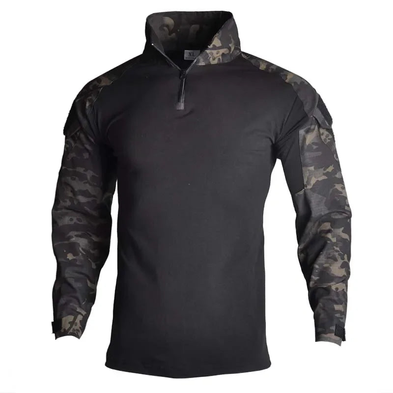 Chemise de Combat Airsoft en Coton à Manches Longues, Poches de Manche et Poignets Réglables, 8 Coloris, vue 13