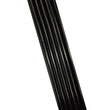 Tubes de Flèche en Fibre de Verre Noirs, Lot de 20, 6 x 8 mm, 35 à 56 cm