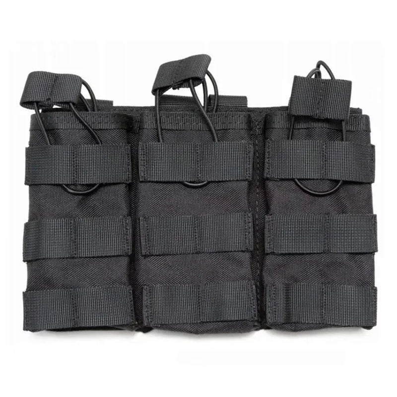Porte-Chargeur Triple MOLLE Ouvert pour AK, M4 et AR15, 5,56 et 7,62 mm, vue 8