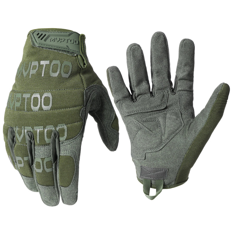 Gants Tactiques Écran Tactile à Paume Renforcée et Poignet Réglable, 4 Coloris, vue 8