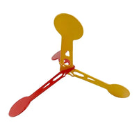 Cible Métallique Basculante en Acier Allié, Rouge et Jaune, 21 cm, vue 6