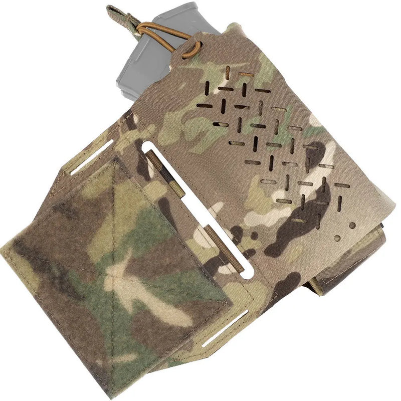 Poche Gilet Tactique d'Extension pour Chest Rig, Chargeur ou Radio, Découpe Laser, vue 5