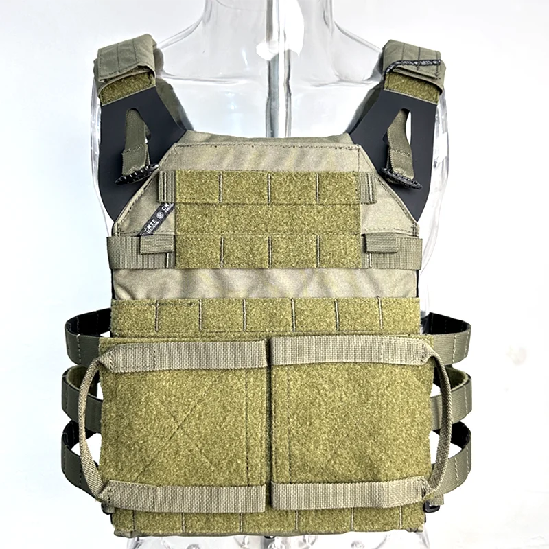 Gilet Tactique Porte-Plaques en Nylon 500D, Panneaux Latéraux MOLLE, vue 12