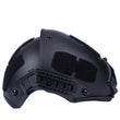 Casque Airsoft Tactique ABS 52-64 cm, Rails Latéraux et Support Frontal