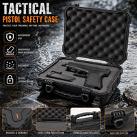 Mallette Arme de Poing Rigide Cadenassable, 32 x 28 x 8,5 cm, vue 7