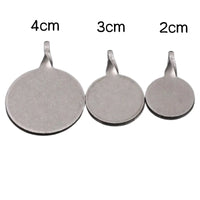 Cible Métallique Ronde en Acier Inoxydable, Plaque de 2, 3 ou 4 cm, ou Lot de 3, vue 7