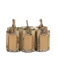 Porte-Chargeur Triple pour Fusil avec Poches Pistolet, MOLLE Nylon 1000D, 24 x 14 cm, vue 9