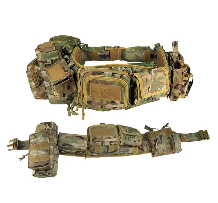 Ceinture Tactique Rembourrée MOLLE avec ou sans Poches, Camouflage ou Unie, vue 11