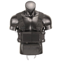 Gilet Tactique Micro Chest Rig Nylon, Poche Pendante et Poches Latérales, vue 7