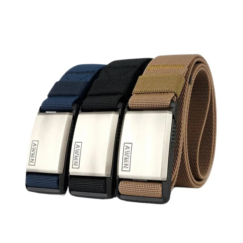 Ceinture Tactique Nylon à Boucle Magnétique, 125 cm x 3,8 cm, 14 Coloris