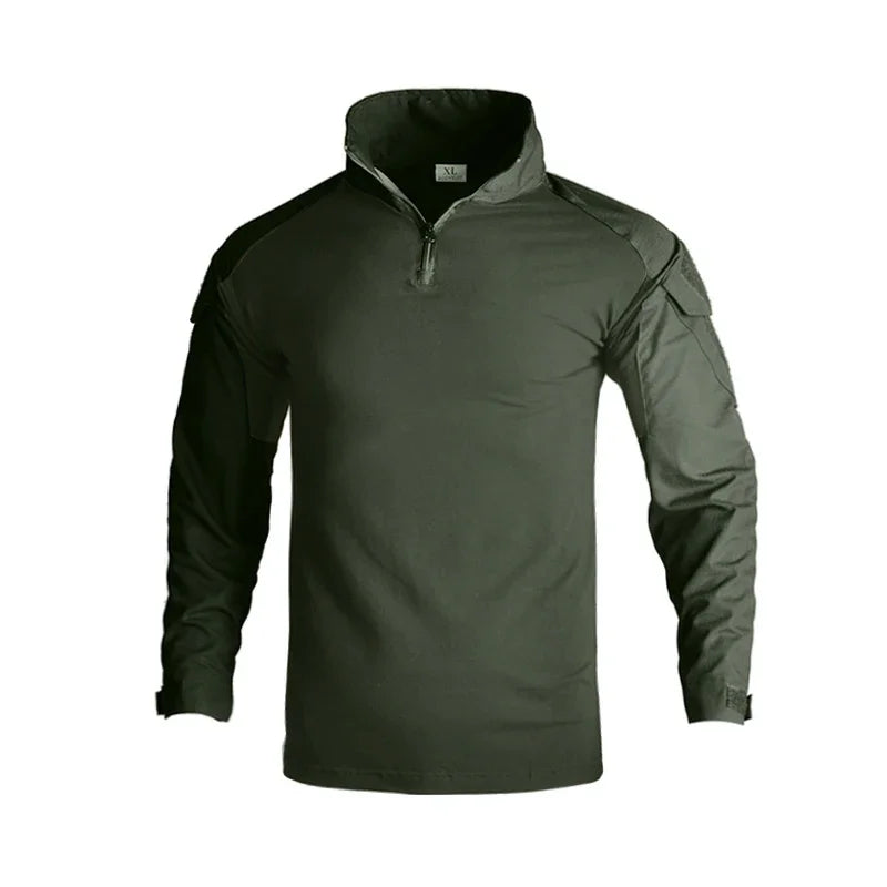 Chemise de Combat Airsoft en Coton à Manches Longues, Poches de Manche et Poignets Réglables, 8 Coloris, vue 8