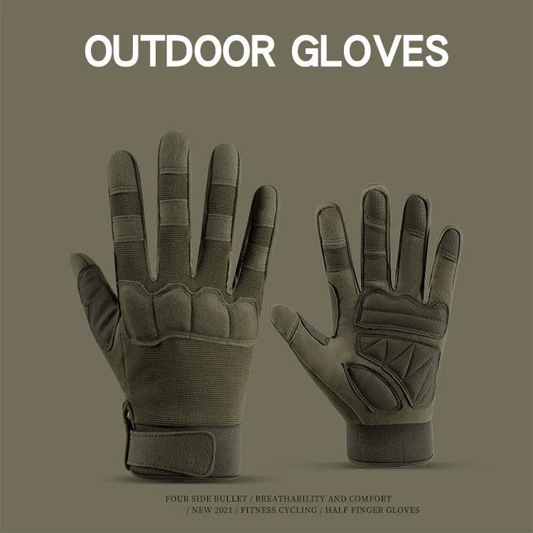 Gants Tactiques Doigts Complets à Écran Tactile, Phalanges Rembourrées, 5 Coloris, M à XL, vue 11