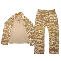 Tenue Tactique Tigré Désert, Chemise de Combat ou Pantalon à la Pièce, XS à XXL