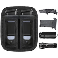 Porte-Chargeur Discret à Clip Néoprène, Simple ou Double, 9 mm et .40, vue 7