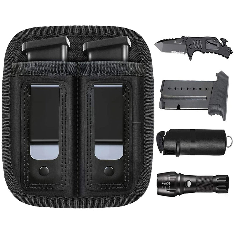 Porte-Chargeur Discret à Clip Néoprène, Simple ou Double, 9 mm et .40, vue 7