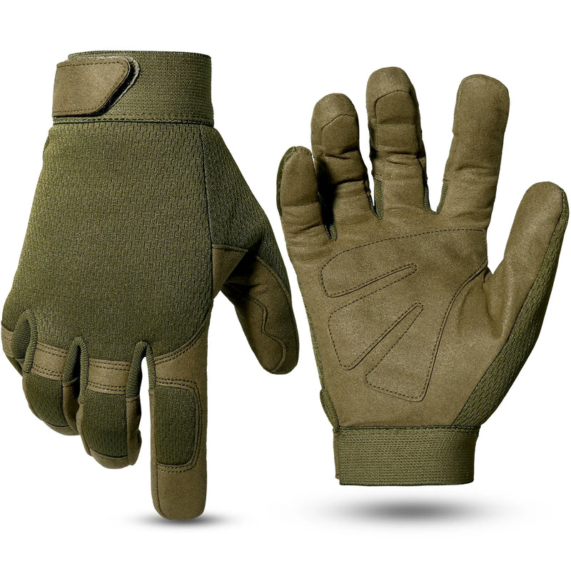 Gants Tactiques Fins et Respirants, Camouflage, Noir ou Vert, S à XL, vue 9