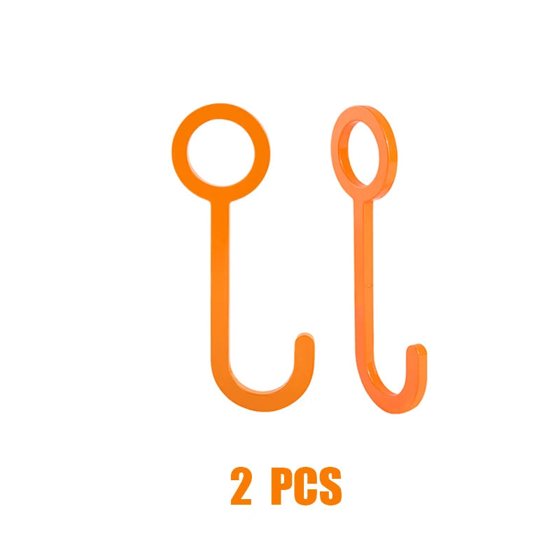 Crochets de Suspension pour Cible Gong en Acier au Carbone, Orange, Lot de 2 ou 4, vue 7