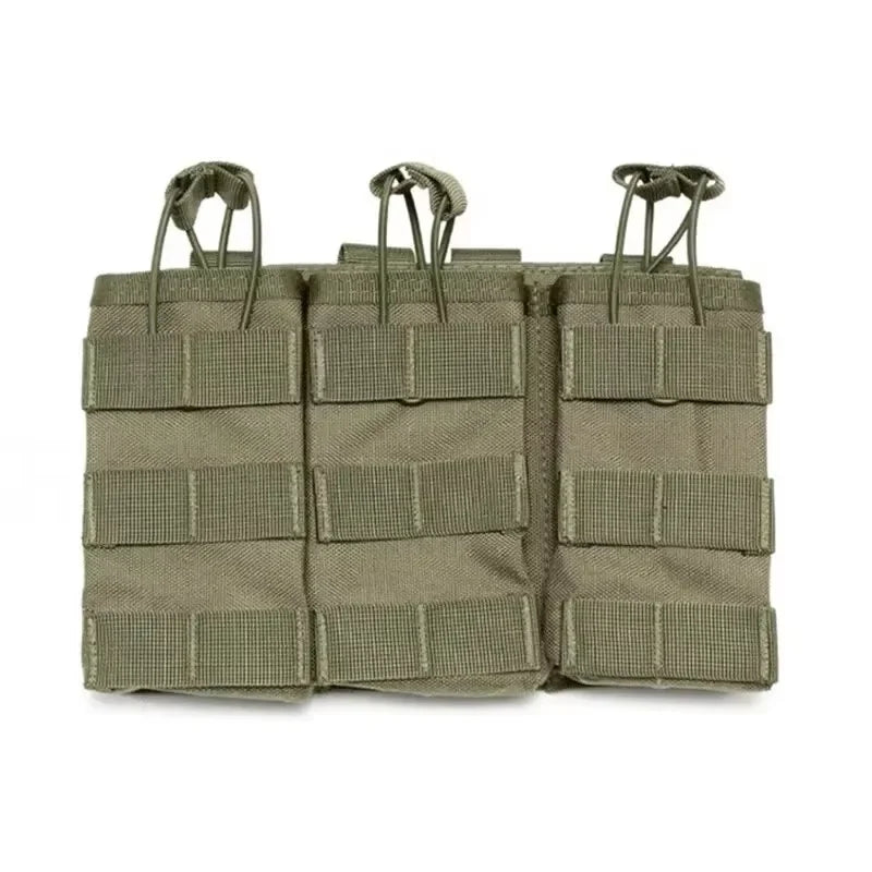 Porte-Chargeur Triple MOLLE Ouvert pour AK, M4 et AR15, 5,56 et 7,62 mm, vue 9