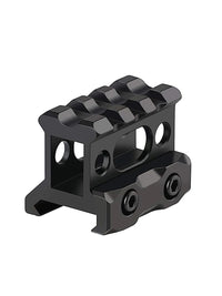 Rehausse de Rail Picatinny 31 mm en Aluminium Noir avec Rail Supérieur, vue 7