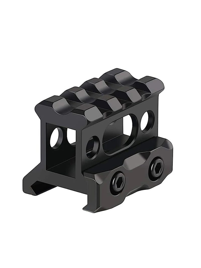 Rehausse de Rail Picatinny 31 mm en Aluminium Noir avec Rail Supérieur, vue 7