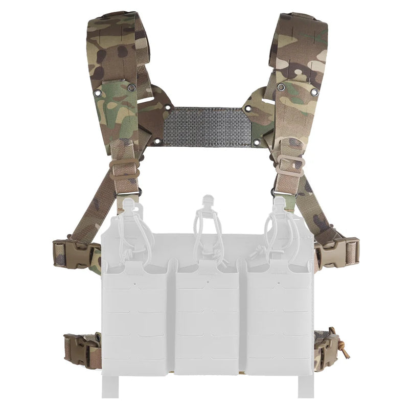 Gilet Tactique Mini Chest Rig Léger, Bretelles en H Réglables, 25 x 15 cm, vue 5