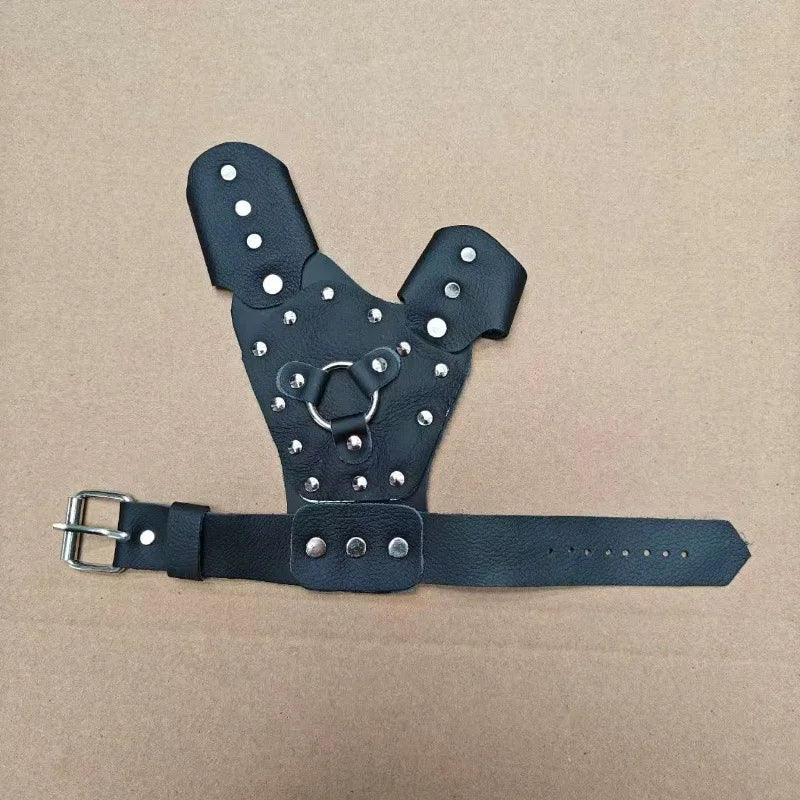 Gant en Cuir pour Lance-Pierre, Bracelet et Moulinet de Pêche, à la Pièce, vue 10
