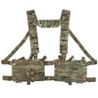 Gilet Tactique Chest Rig à Panneaux Latéraux Séparés, Découpe Laser MOLLE, Nylon