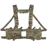 Gilet Tactique Chest Rig à Panneaux Latéraux Séparés, Découpe Laser MOLLE, Nylon