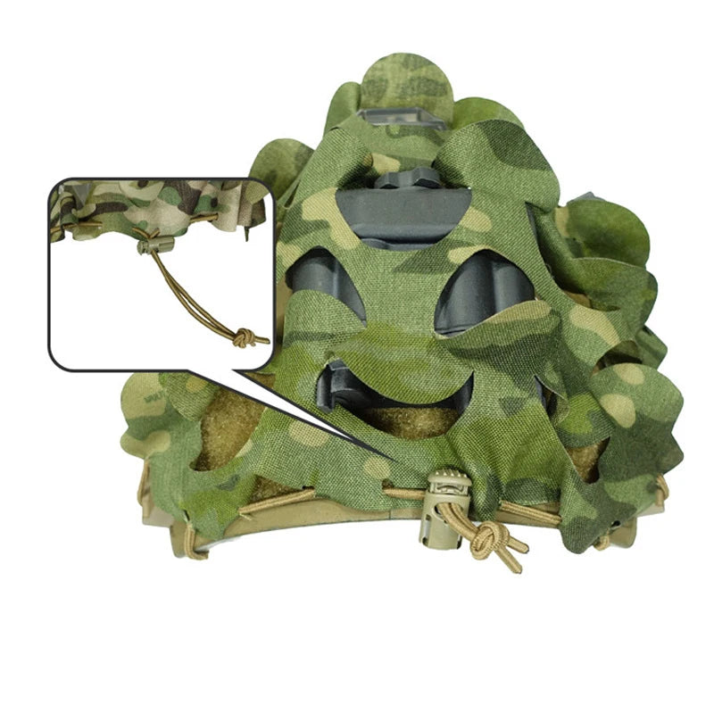Filet Camouflage 3D Nylon pour Casque et Sac, à la Pièce, vue 4