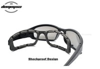 Lunettes de Protection Airsoft et Tir Noires, 4 Verres Interchangeables, Étui Inclus, vue 6