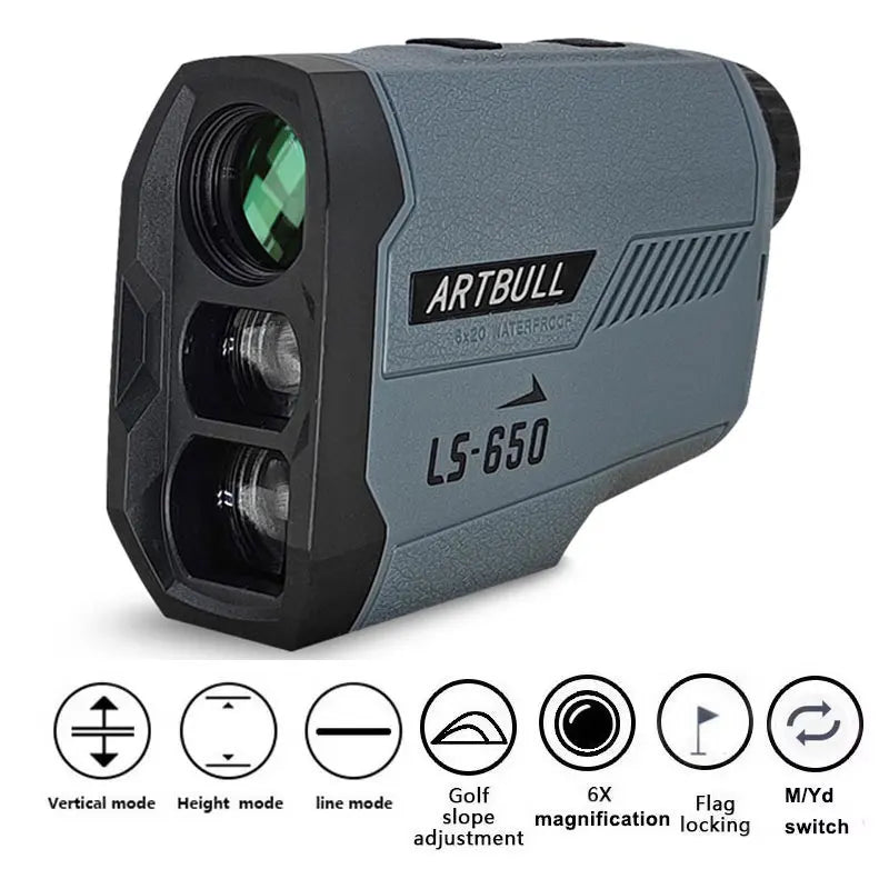 Télémètre Laser de Chasse 6x, 650 ou 1000 m, Compensation de Pente, vue 6