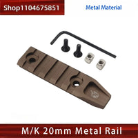 Rail Picatinny 20 mm pour Garde-Main M-LOK et KeyMod, Nylon ou Métal, Rail Seul ou Lot de 5 ou 6 Rails, vue 19