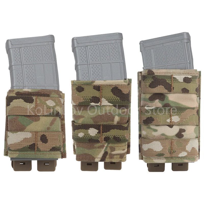 Porte-Chargeur 5,56 mm en Nylon, Court, Moyen ou Long, Fixation MOLLE