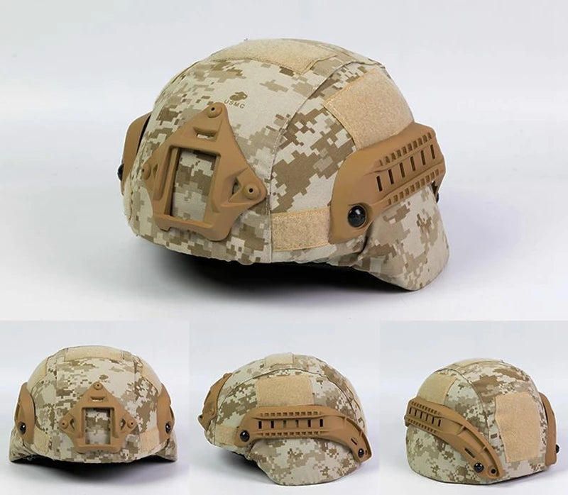 Housse de Casque Airsoft Type MICH 2000, Coton et Polyester, 15 Coloris, vue 12