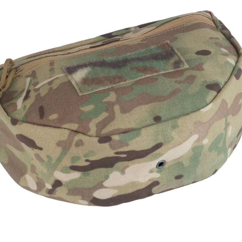 Pochette Ventrale pour Gilet Tactique, Nylon 500D, Fixation Auto-Agrippante, 5 Coloris, vue 3