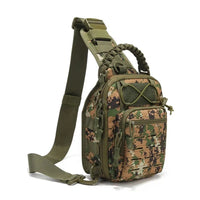 Sac Bandoulière Tactique à Découpe Laser MOLLE, Poignée Tressée, 7 Coloris, vue 9