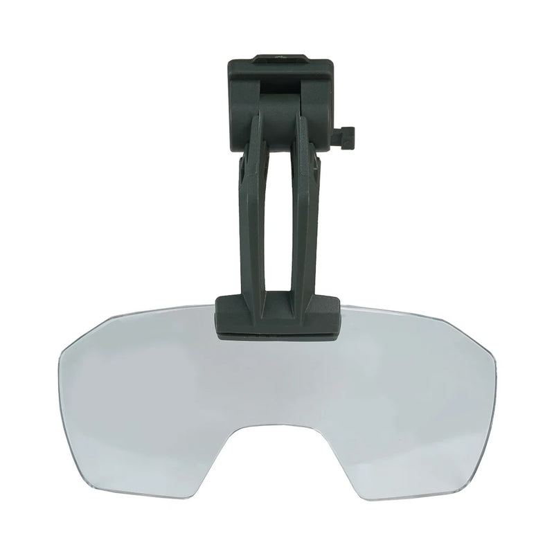 Lunettes Visière Rabattables pour Casque Airsoft, Verre Transparent ou Teinté Marron, vue 10