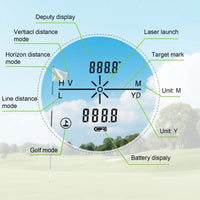 Télémètre Laser de Chasse 6x, 650 ou 1000 m, Compensation de Pente, vue 3