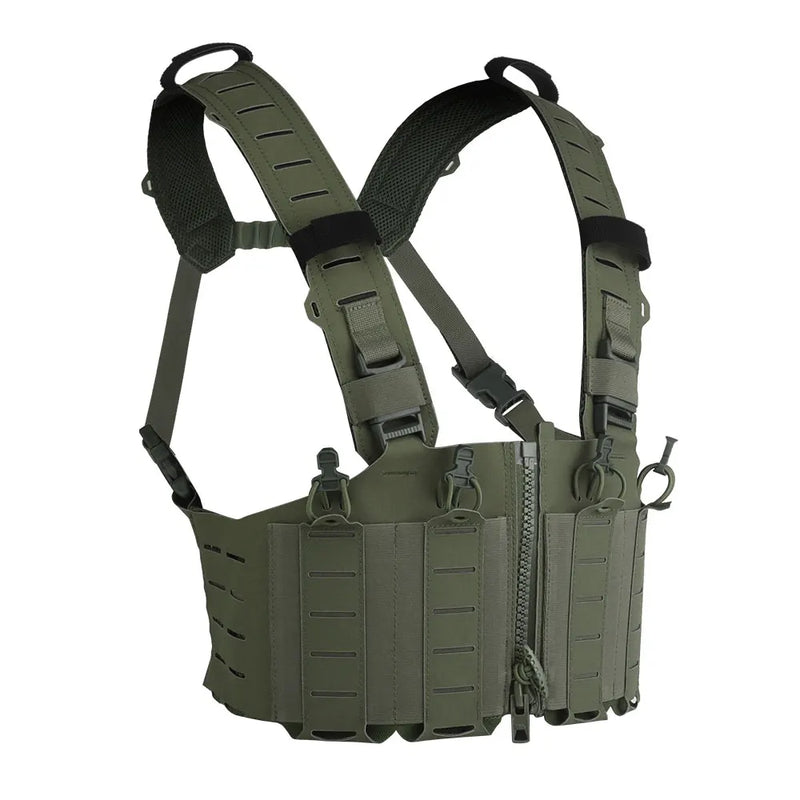 Gilet Tactique Chest Rig Léger à Quatre Porte-Chargeurs M4, AR et AK, 30 x 24 cm, vue 10